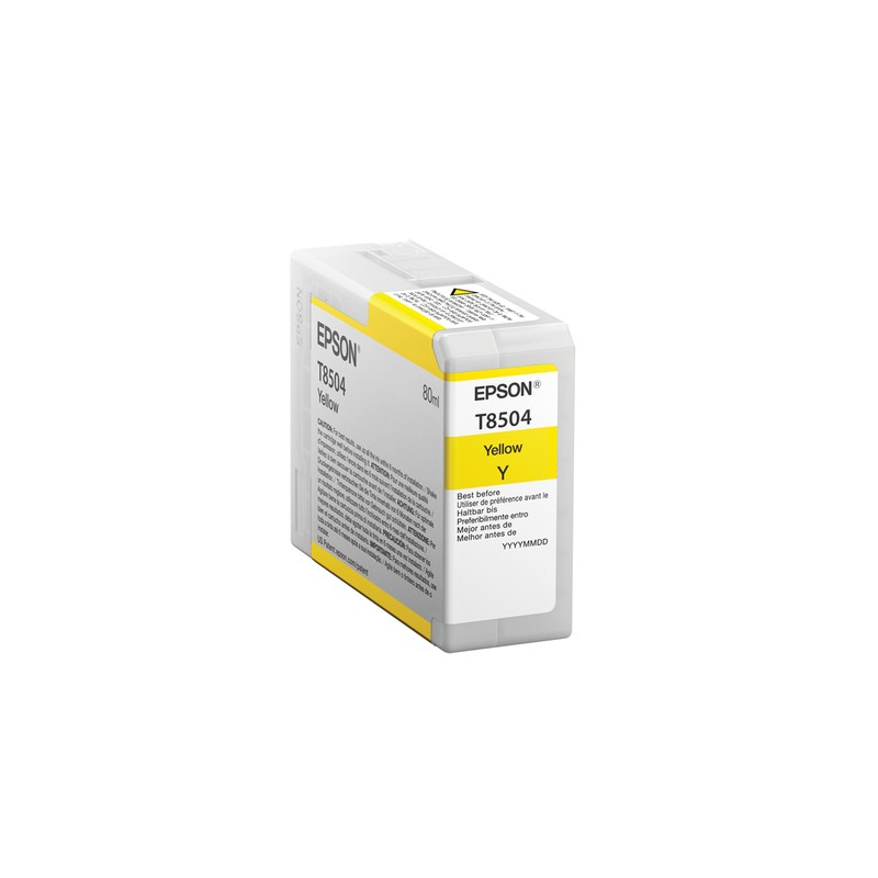 Cartucho De Tinta Epson T8504 Yellow 80ml SureColor P800