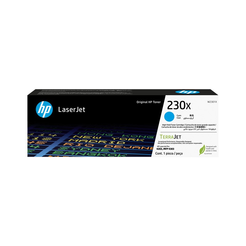 Toner HP 230X Cyan 5.500 Paginas W2301X Original
