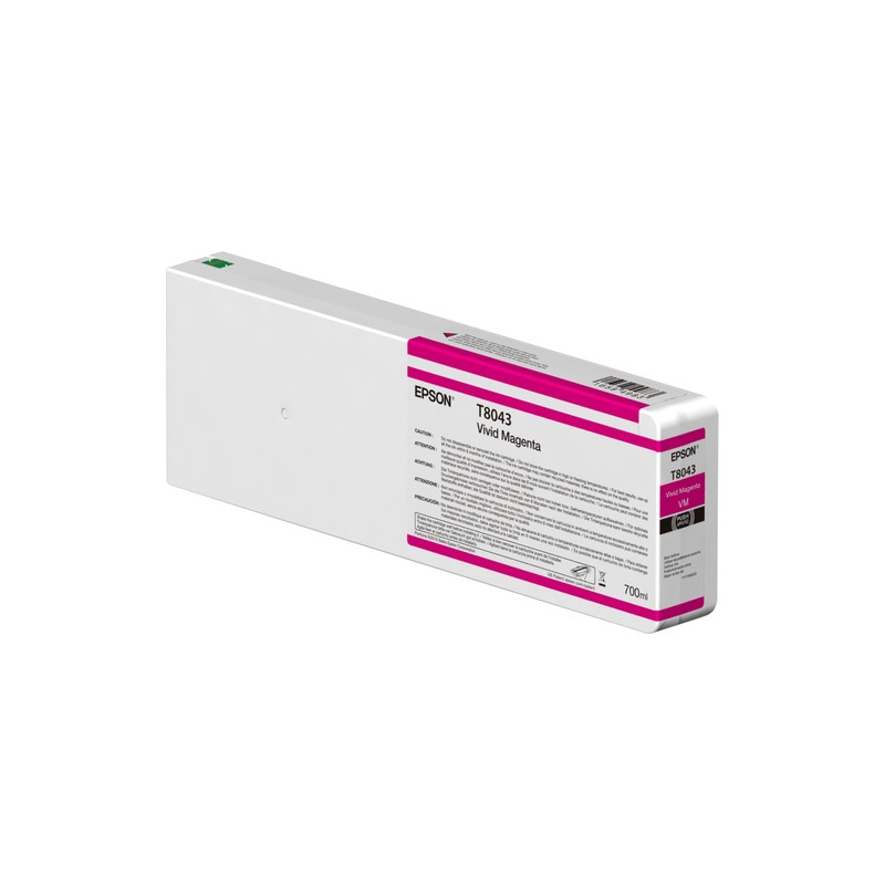 Cartucho De Tinta Epson T8043 Vivid Magenta 700ml UltraChrome HDX/HD P6000 P8000 P7000 P9000