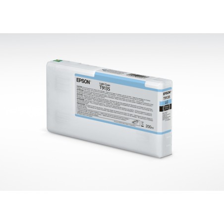 Cartucho De Tinta Epson T9135 Light Cyan Ultrachrome HDX 200ml SureColor P5000