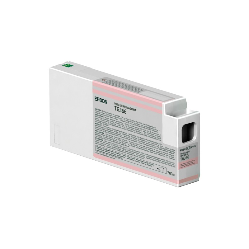Cartucho De Tinta Epson T6366 Vivid Light Magenta 700ml UltraChrome HDR Plotter Stylus Pro 9700