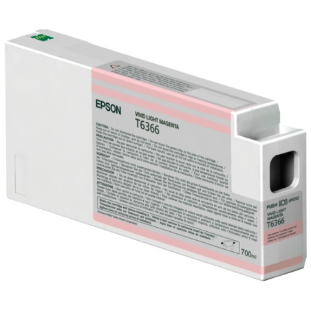 Cartucho De Tinta Epson T6366 Vivid Light Magenta 700ml UltraChrome HDR Plotter Stylus Pro 9700