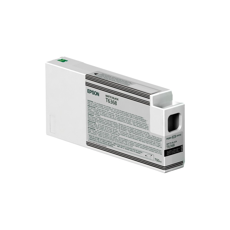 Cartucho De Tinta Epson T6368 Matte Black 700ml UltraChrome HDR Plotter Stylus Pro 9700