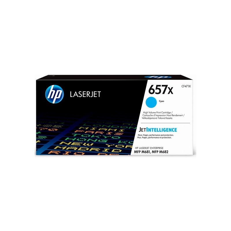 Toner HP 657X Cyan 23.000 Paginas CF471X Original