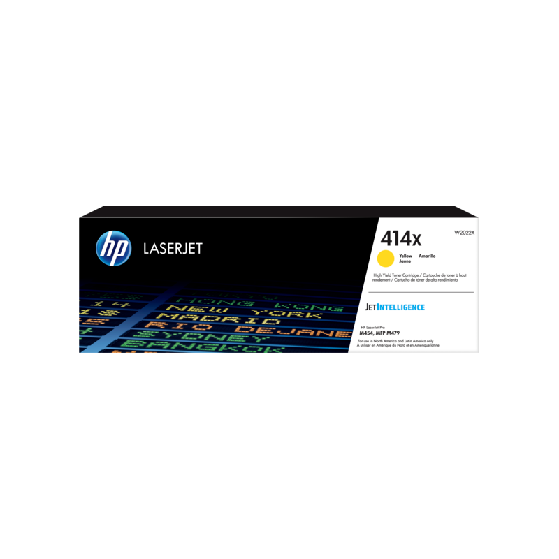 Toner HP 414X Amarillo 6.000 Paginas W2022X Original