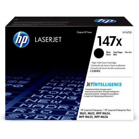 Toner HP 147X Negro 25.200 Paginas W1470X Original