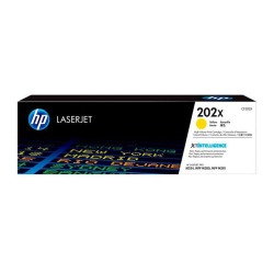 Toner HP 202X Amarillo 2.500 Paginas CF502X Original