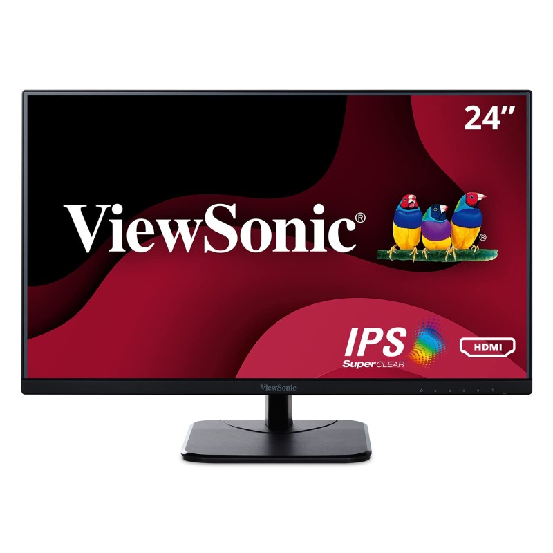 Monitor ViewSonic 23.8" Pulgadas VA2456 IPS VGA HDMI