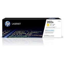 Toner HP 202A Amarillo 1.300 Paginas CF502A Original