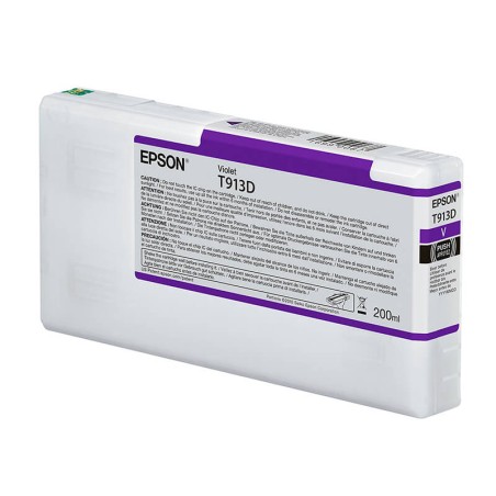 Cartucho De Tinta Epson T913D Violet Ultrachrome HDX 200ml SureColor P5000