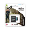 Memoria MicroSDXC 512GB Kingston Canvas Go Plus 170MB/s Adaptador