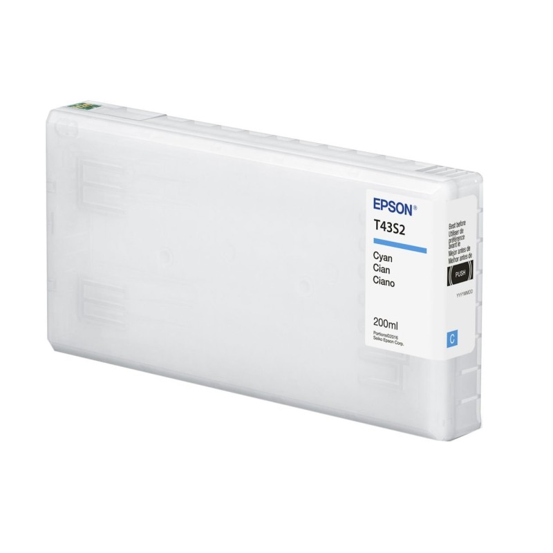 Cartucho De Tinta Epson T43S2 Cyan 200ml UltraChrome D6r-S SureLab D870