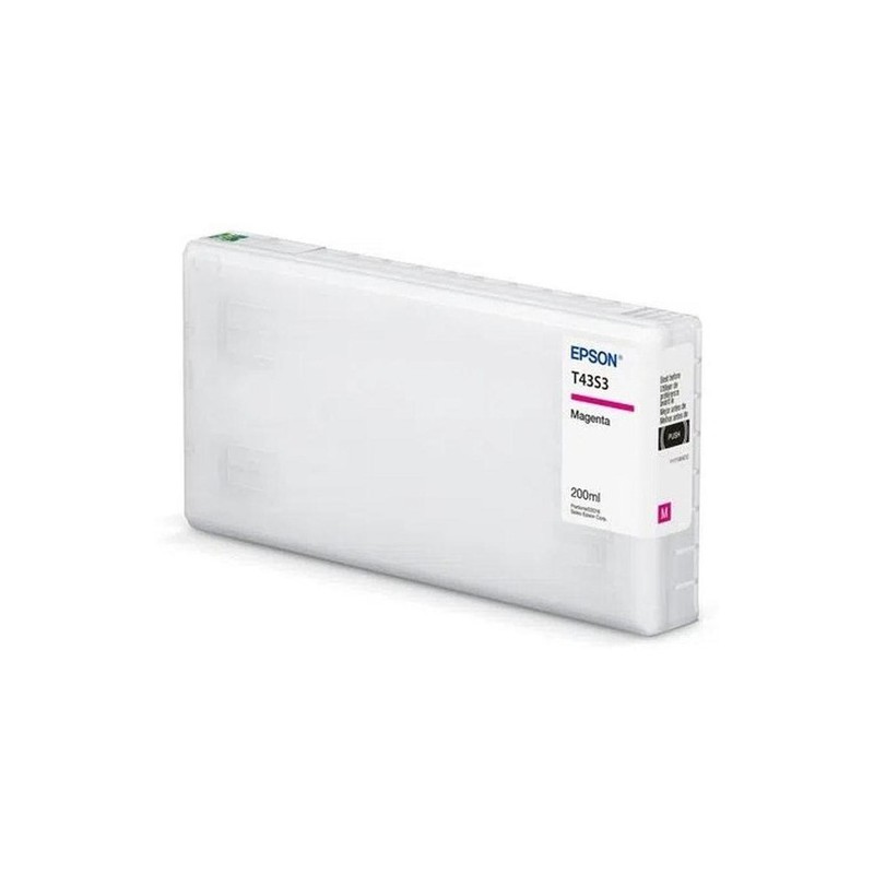 Cartucho De Tinta Epson T43S3 Magenta 200ml UltraChrome D6r-S SureLab D870