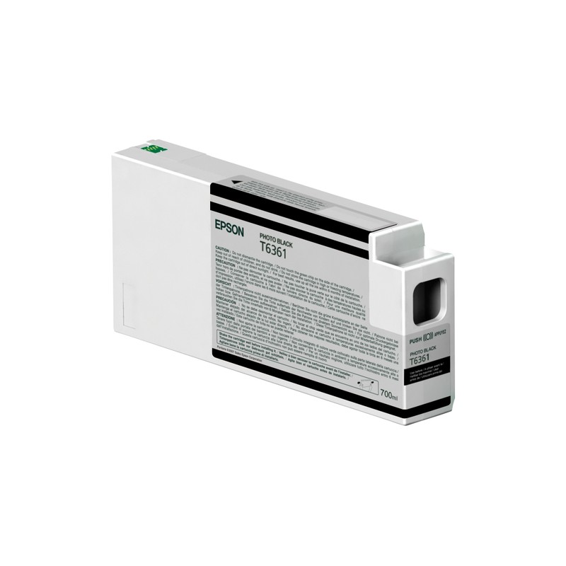 Cartucho De Tinta Epson T6361 Photo Black 700ml UltraChrome HDR Plotter Stylus Pro 9700