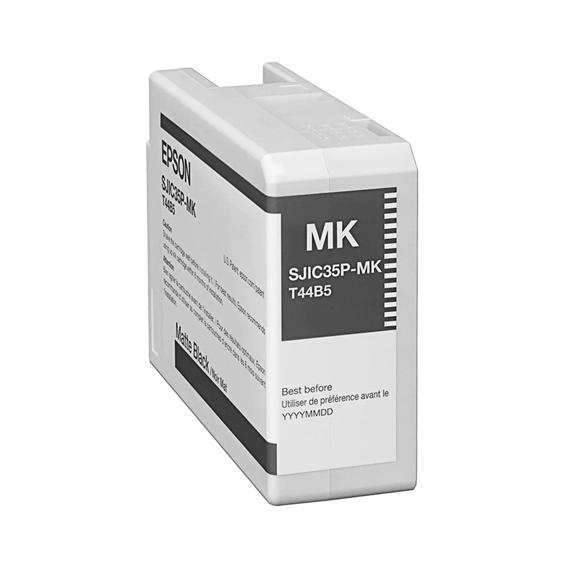 Cartucho De Tinta Epson SJIC35P-MK T44B5 Matte Black ColorWorks CW-C6000 CW-C6500