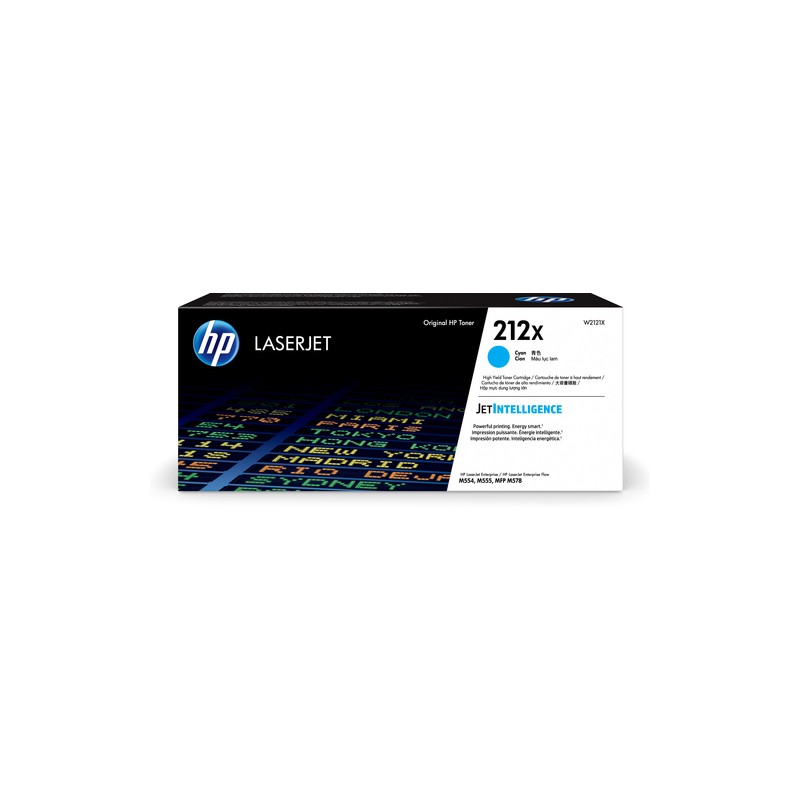 Toner HP 212X Cyan 10.000 Paginas W2121X Original