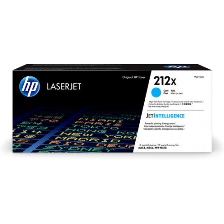 Toner HP 212X Cyan 10.000 Paginas W2121X Original