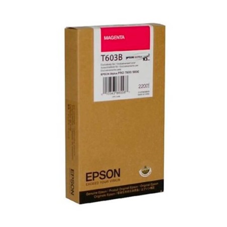 Cartucho De Tinta Epson T603B Magenta 220ml UltraChrome K3 Stylus Pro 7800/9800/7880/9880