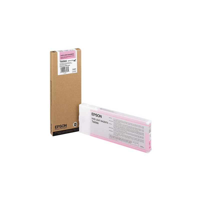 Cartucho De Tinta Epson T6066 Vivid Light Magenta 220ml UltraChrome K3 Stylus Pro 4800