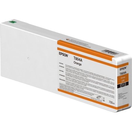 Cartucho De Tinta Epson T804A Orange 700ml UltraChrome HDX/HD P6000 P8000 P7000 P9000
