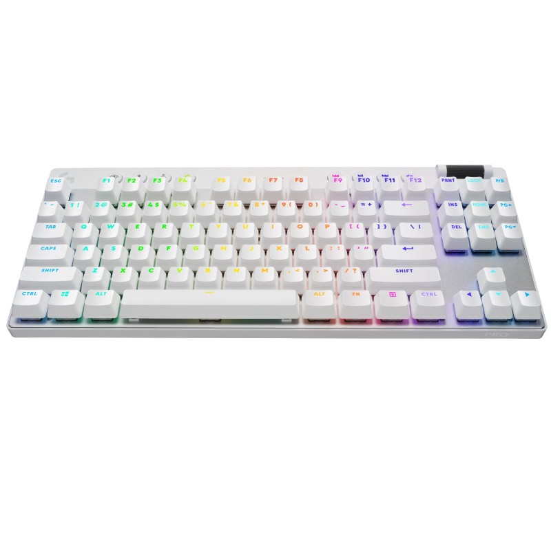 Teclado Logitech G Pro X TKL Inalambrico LightSpeed Blanco Gamer Ingles
