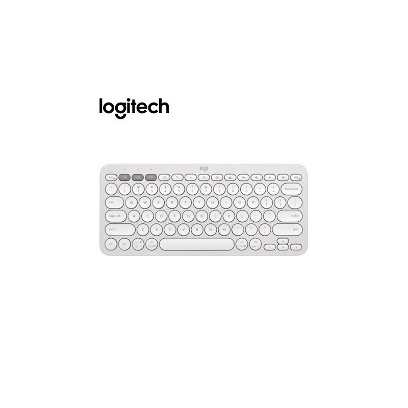 Teclado Logitech K380 BLANCO PEBBLE KEYS