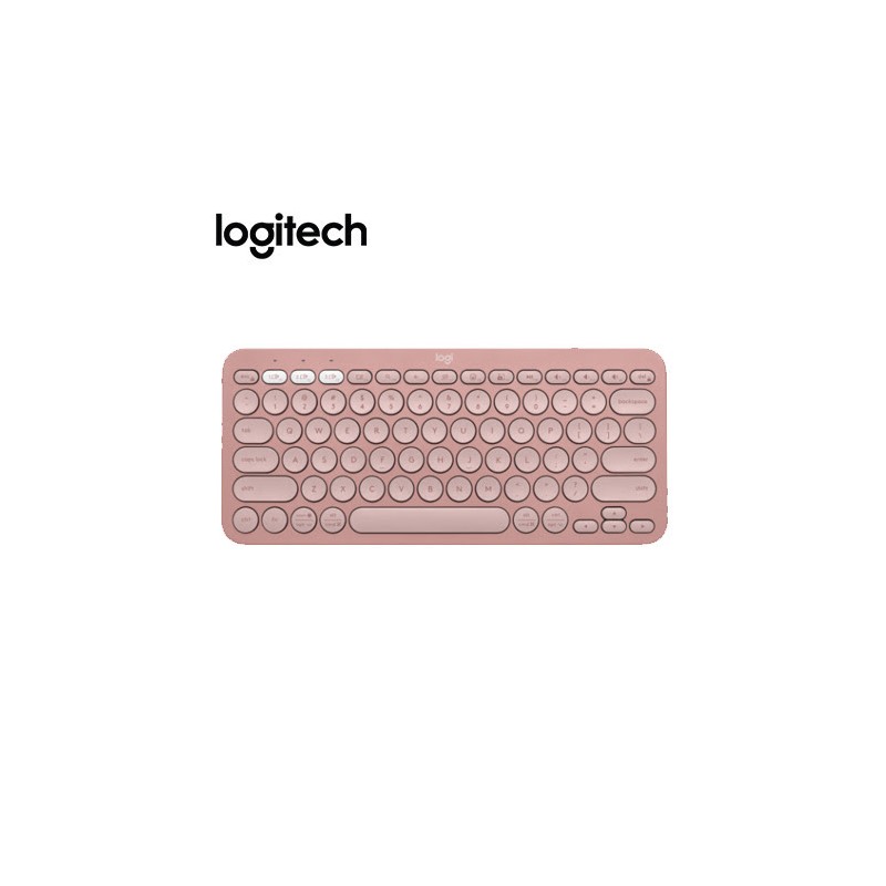 Teclado Logitech K380 ROSADO PEBBLE KEYS