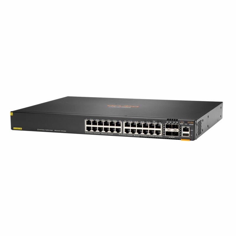 Switch HP Aruba CX 6200F 24 Puertos Gigabit PoE 4SFP+ 370w Clase 4 JL725B