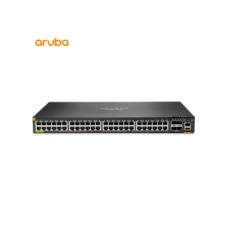 Switch HP Aruba 6200M 36 Puertos Gigabit PoE 12 Puertos SmartRate 4SFP+ Clase 6 R8Q71A