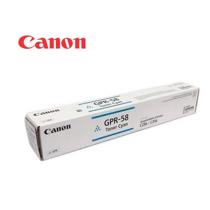 Toner Canon GPR-58 Cyan 18.000 Impresiones ImageRUNNER DX C257/357