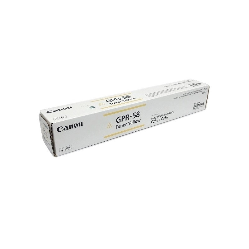 Toner Canon GPR-58 Yellow 18.000 Impresiones ImageRUNNER DX C257/357