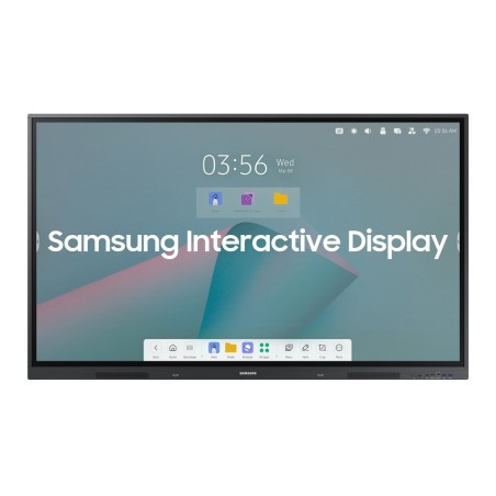 Monitor Pantalla Interactiva Samsung FLIP 75" Pulgadas WA75C 16x7 4K Tactil 400nits HDMI USB