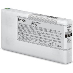 Cartucho De Tinta Epson T9139 Light Light Black Ultrachrome HDX 200ml SureColor P5000