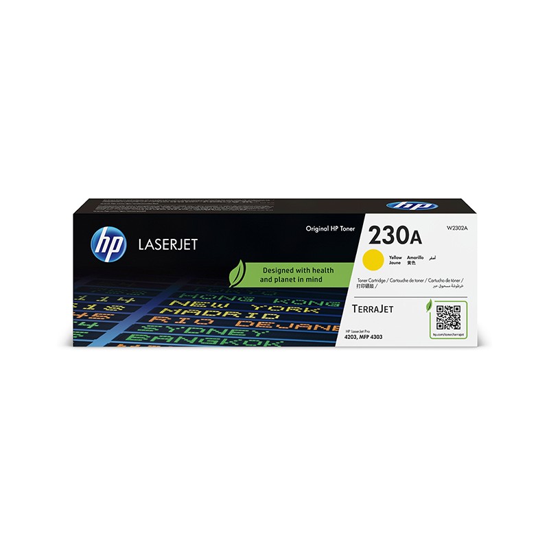 Toner HP 230A Amarillo 1.800 Paginas W2302A Original