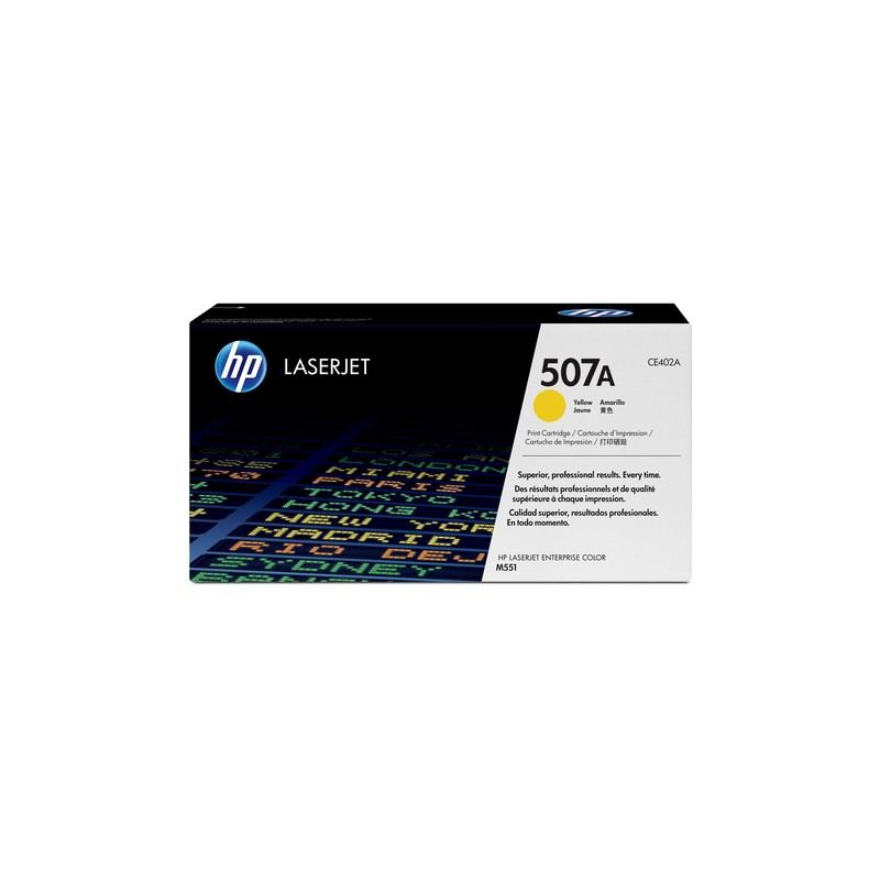 Toner HP 507A Amarillo 6.000 Paginas CE402A Original