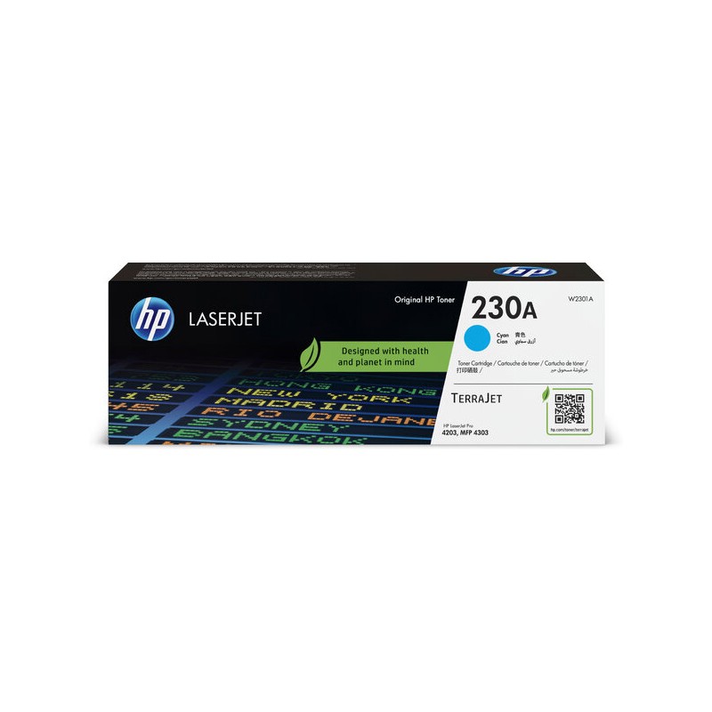 Toner HP 230A Cyan 1.800 Paginas W2301A Original