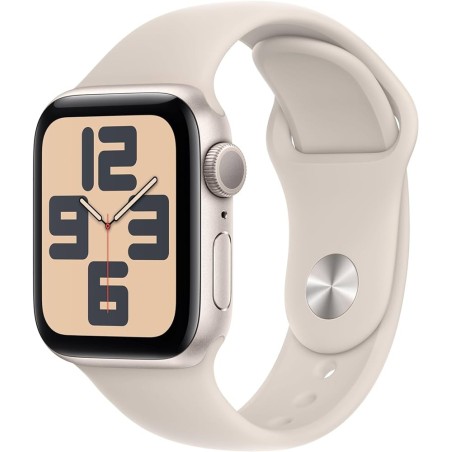 Apple Watch SE GPS 40mm Caja Aluminio Correa Deportiva Blanco Estrella