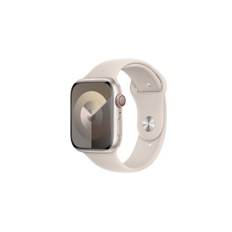 Apple Watch Serie 9 GPS 45mm Caja Aluminio y Correa Deportiva Blanco Estrella