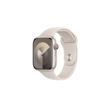 Apple Watch Serie 9 GPS 45mm Caja Aluminio y Correa Deportiva Blanco Estrella