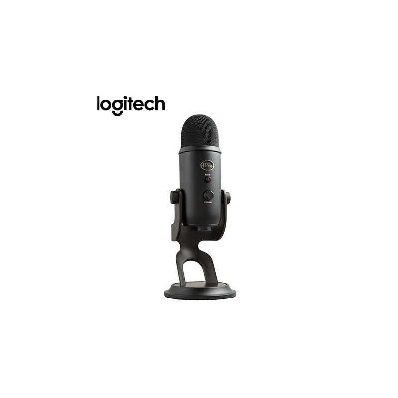 Microfono Logitech Yeti USB Blackout Edition