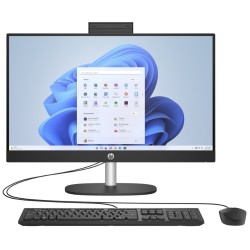 All In One HP 24-CR0004LA Ryzen3 7320U 8GB 512GB SSD 23.8" Linux Negro
