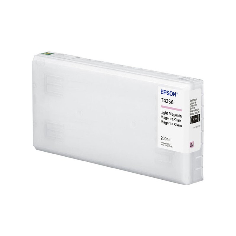 Cartucho De Tinta Epson T43S6 Light Magenta 200ml UltraChrome D6r-S SureLab D870
