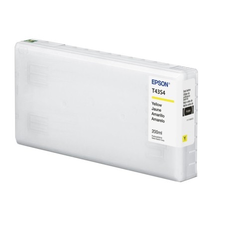 Cartucho De Tinta Epson T43S4 Yellow 200ml UltraChrome D6r-S SureLab D870