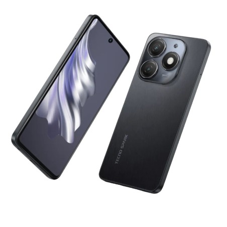 Celular Tecno KJ5s Spark 20 Negro 6.6" 8GB 256GB