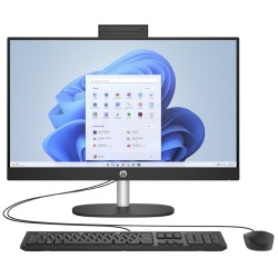 All In One HP 24-CR0006LA AMD Ryzen5 7520U 8GB 512GB SSD 23.8" W11H Negro