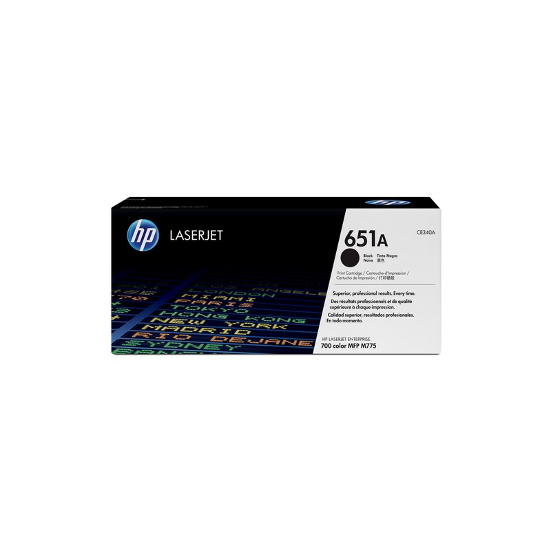 Toner HP 651A Negro 13.500 Paginas CE340A Original