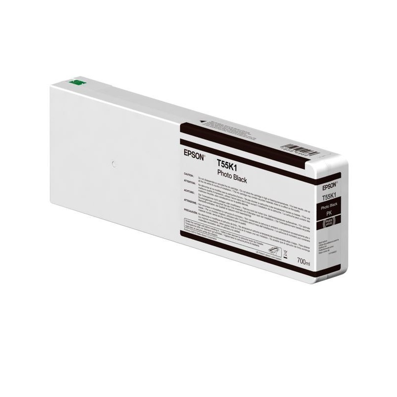 Cartucho De Tinta Epson T55K1 Photo Black Ultrachrome 700ml P6000 P8000 P7000 P9000