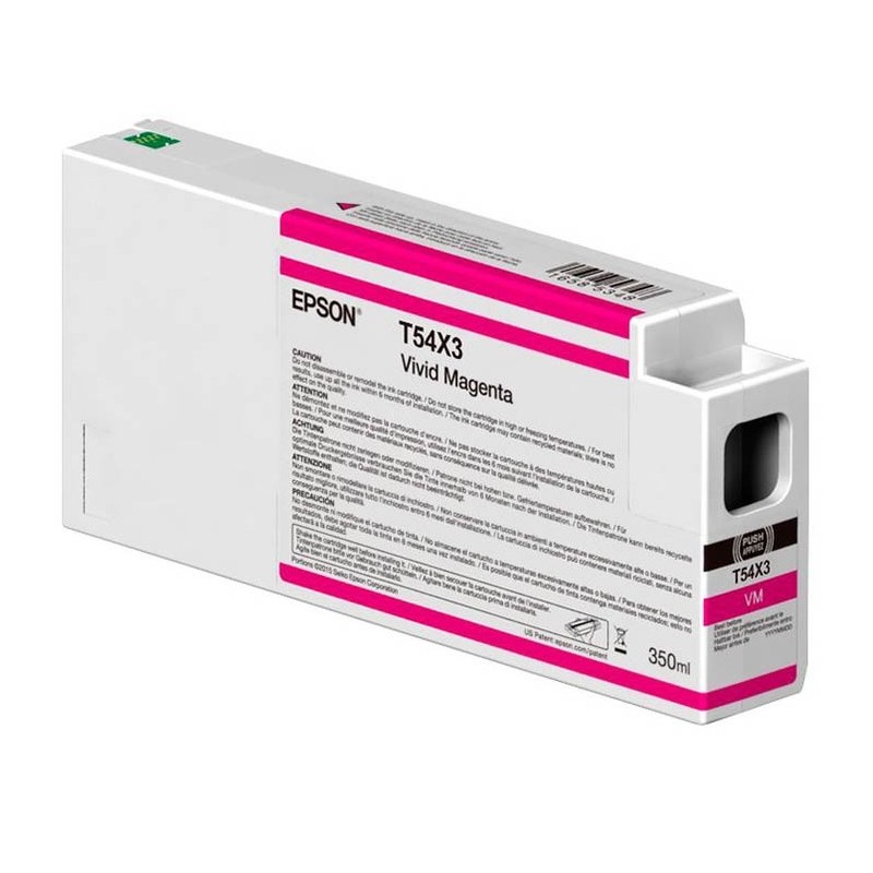 Cartucho De Tinta Epson T54X3 Vivid Magenta Ultrachrome HDX 350ml SureColor P7000V P9000V