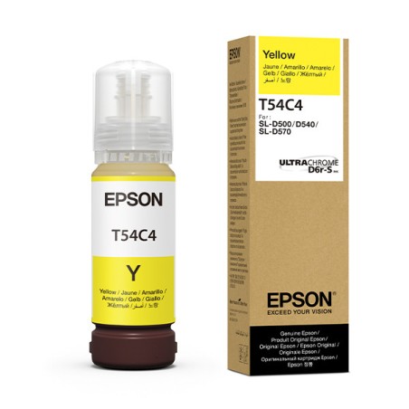 Botella De Tinta Epson T54C4 Yellow 70ml UltraChrome D6r-S SureLab SL-D500 SL-D540 SL-D570