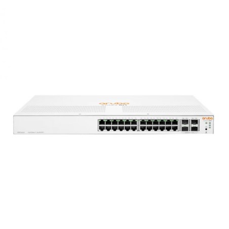 Switch HP Aruba 1930 Instant On 24 Puertos Gigabit 4SFP Administrable Via WEB Capa 3 Lite JL683B